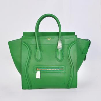 Celine 108908 Ladies Cow Leather Green HM11402