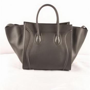 Replica Celine  306 Cow Leather Coffee Handbag