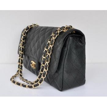 Chanel  Flap bags 58600 Black Medium Cross Body Bag