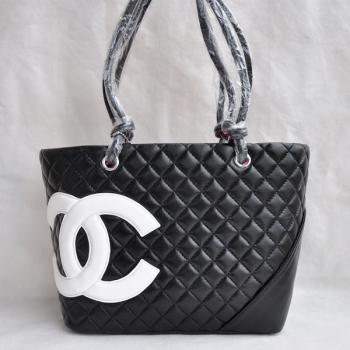 Chanel Cambon bags 25169 Lambskin Small Cross Body Bag Replica