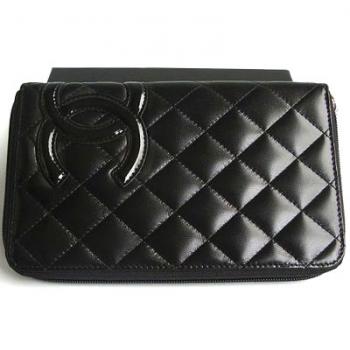 Chanel Wallet C0168 Black Small Ladies Wallet Replica