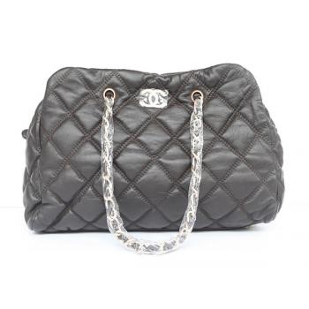 Chanel Bubble Bags 35616 Coffee Lambskin Large Handbags