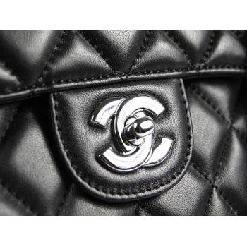 Chanel  Flap bags 01113 Black Lambskin Ladies Bags