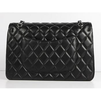 Chanel  Flap bags 01113 Black Lambskin Ladies Bags