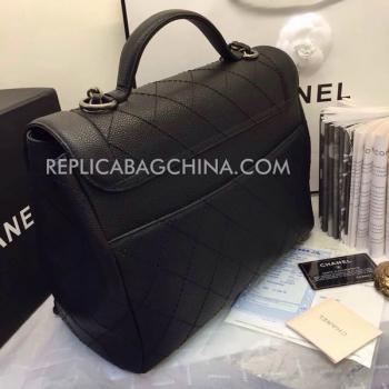 Chanel New Arrival Black Calfskin Handbag