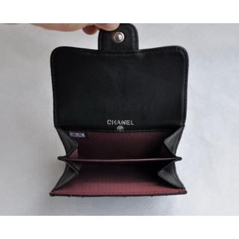 Chanel Wallet 31505 Black Small Ladies Wallet