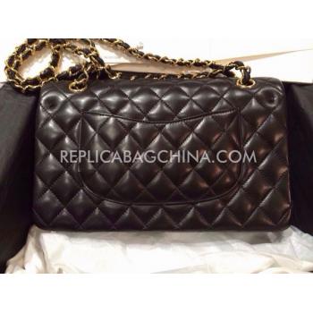 Chanel Handbag Calfskin  Flap Black