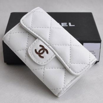 Replica Chanel Wallet 31503 White Lambskin Small Handbag