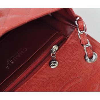 Replica Chanel  Flap bags 1115 Red Cow Leather Cross Body Bag