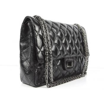 Chanel 2.55 Reissue Flap 30226 Black Crocodile Cross Body Bag