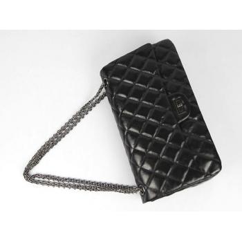 Chanel 2.55 Reissue Flap 35490 Black Crocodile Cross Body Bag