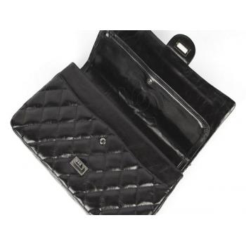 Chanel 2.55 Reissue Flap 35490 Black Crocodile Cross Body Bag