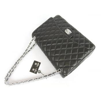 Chanel  Flap bags 01116 Black Medium Ladies Handbags