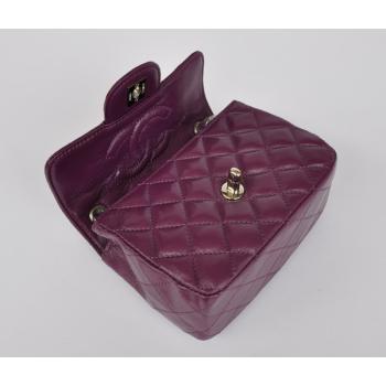 Chanel  Flap bags 1115 Purple Small Cross Body Bag Replica