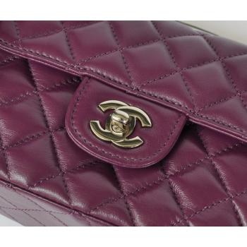 Chanel  Flap bags 1115 Purple Small Cross Body Bag Replica