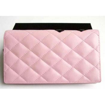 Chanel Wallet C0165 Pink Lambskin Ladies Wallet