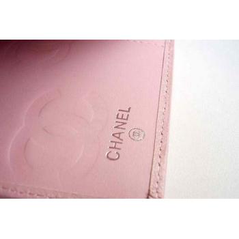 Chanel Wallet C0165 Pink Lambskin Ladies Wallet