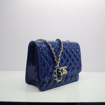 Chanel  Flap bags 30163 Blue Cross Body Bag Ladies