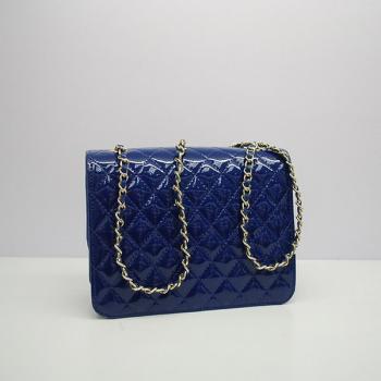 Chanel  Flap bags 30163 Blue Cross Body Bag Ladies