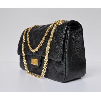 Chanel 2.55 Reissue Flap 30227 Black Medium Cross Body Bag