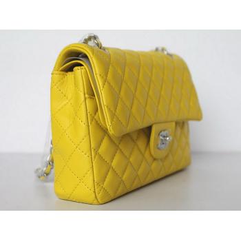 Chanel  Flap bags 01112 Yellow Cross Body Bag Ladies Replica