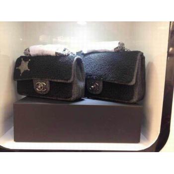 Chanel Small Black Shoulder Bag Lambskin Paris Dallas Replica