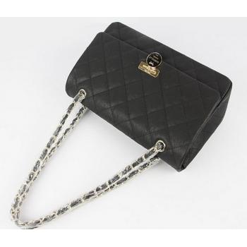 Quality Chanel 49612 Black Medium Cross Body Bag