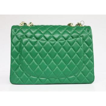 Chanel  Flap bags 1114 Green Lambskin Ladies Bag Replica