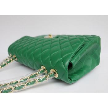 Chanel  Flap bags 1114 Green Lambskin Ladies Bag Replica