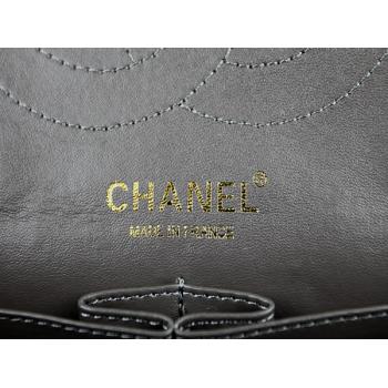 Chanel 37587 Grey Cow Leather Cross Body Bag