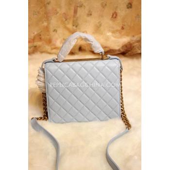 Quality Chanel Vintage White Calfskin Cross Body Bag Camera