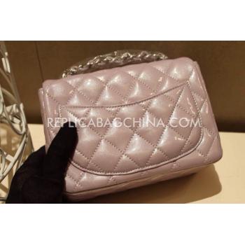 Cheap Chanel Handbag Mini Pink  Flap Snakeskin