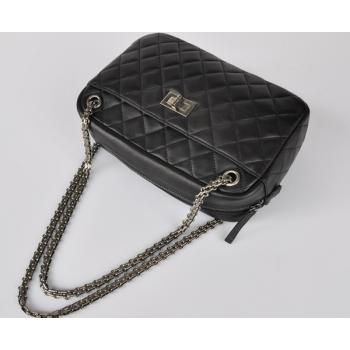 Replica Chanel  bags 40012 Black Lambskin Ladies Bag