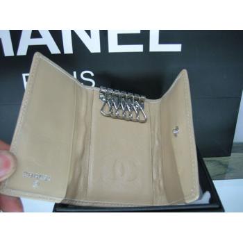 Replica Chanel Wallet 26723 Apricot Small key Case