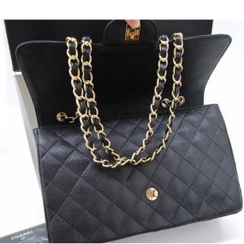 Chanel 36076 Black Lambskin Ladies Bags