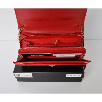 Chanel Wallet 052 Red 2way Ladies