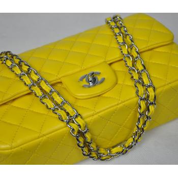 Cheap Chanel  Flap bags 1112 Yellow Cross Body Bag Ladies