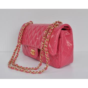 Chanel  Flap bags 1112 Pink Enamel Cross Body Bag