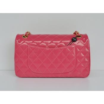 Chanel  Flap bags 1112 Pink Enamel Cross Body Bag