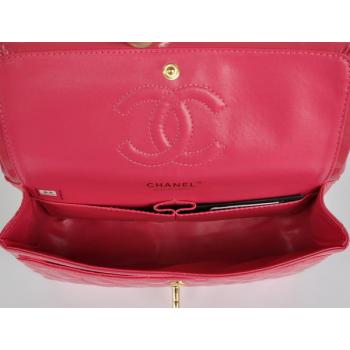 Chanel  Flap bags 1112 Pink Enamel Cross Body Bag