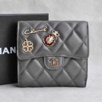 Chanel Wallet 37238 Lambskin Small Ladies Wallet