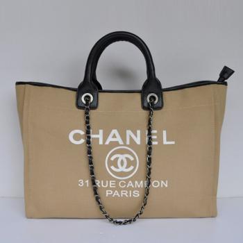 Chanel 2024 New Chanel 66942 Apricot Large Ladies Bag