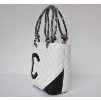 Chanel Cambon bags 9004 White Cross Body Bag Ladies