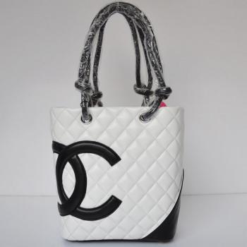 Chanel Cambon bags 9004 White Cross Body Bag Ladies