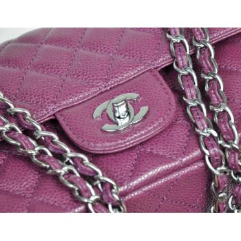 Chanel  Flap bags 1112 Purple Cow Leather Ladies Handbags