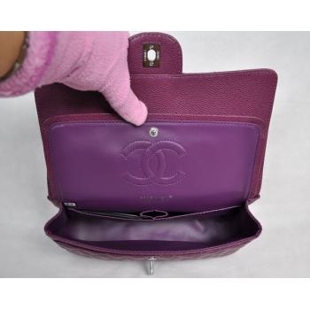 Chanel  Flap bags 1112 Purple Cow Leather Ladies Handbags