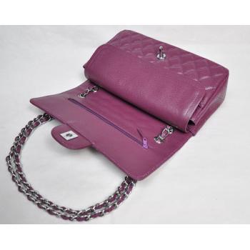 Chanel  Flap bags 1112 Purple Cow Leather Ladies Handbags