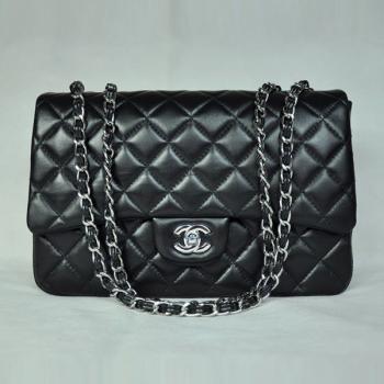 Chanel  Flap bags 28600 Lambskin Medium Cross Body Bag