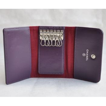 Replica Cheap Chanel Wallet 20325 Purple Enamel Ladies Handbag HM02617