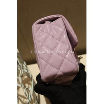 Chanel Calfskin Handbag  Flap Mini Pink